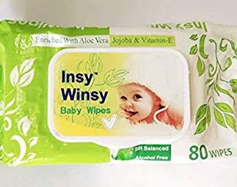 Insy Winsy Baby Wipes 80